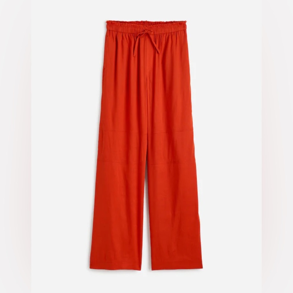 NWT / Madewell Raw-Edge Drawstring Pant - Picture 6 of 11